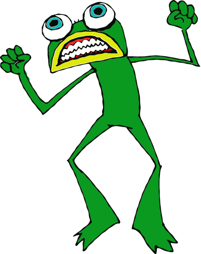 Mad Toad clipart