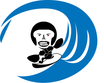 MAD Waveski Man clipart