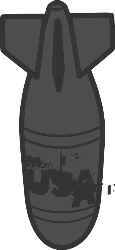 Made in USA bomb clipart