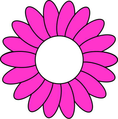 Magenta Petals clipart