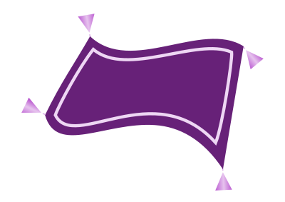 Magic carpet clipart
