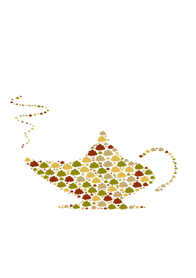 Magic lamp clipart