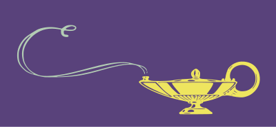 Magic Lamp - Colour clipart