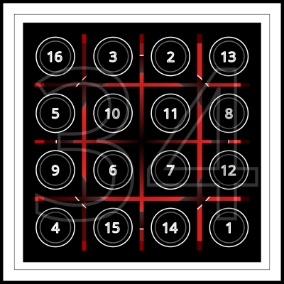 Magic square clipart