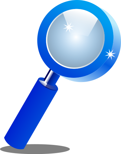 Magnifier, search, zoom clipart