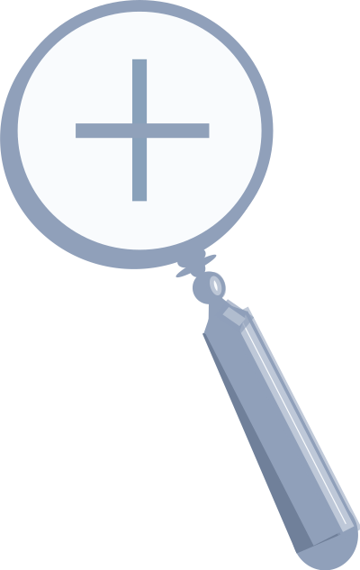 Magnifying glass clipart