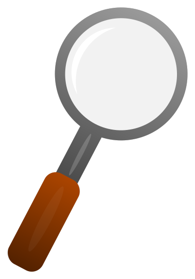 Magnifying glass clipart