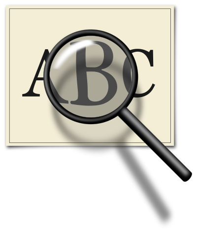 Magnifying glass clipart