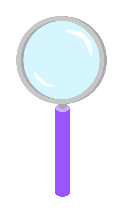 Magnifying glass clipart