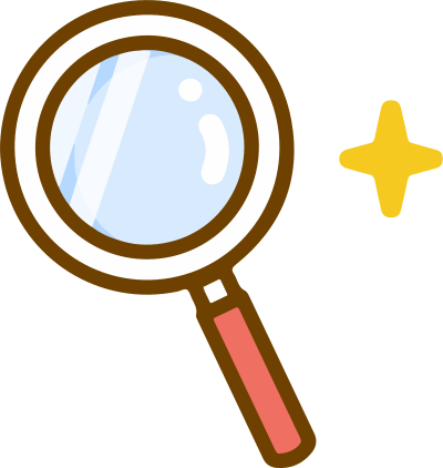 Magnifying glass clipart