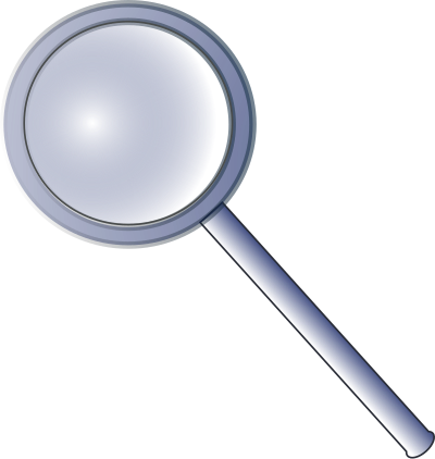 Magnifying glass olivier 01 clipart