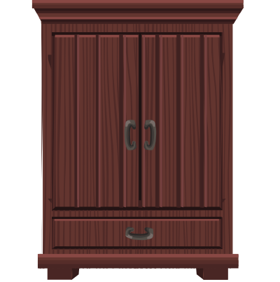 Mahogany cabinet from Glitch clipart