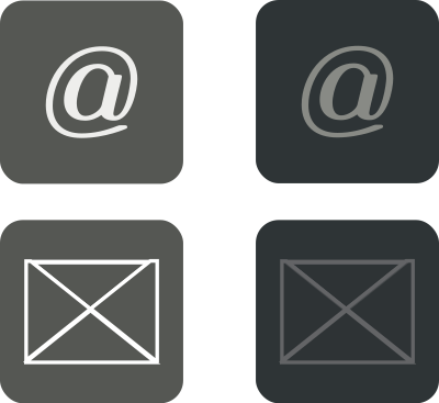 Mail buttons clipart