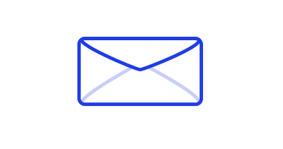 Mail Envelope blue clipart