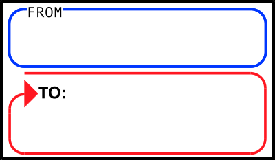 Mail Label clipart