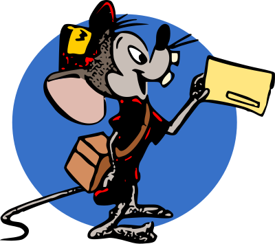 Mail Mouse clipart
