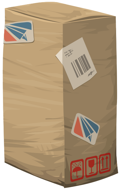 Mail Package clipart