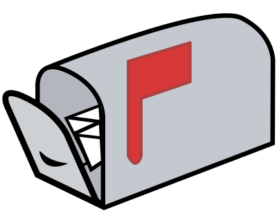 Mailbox - Colour clipart
