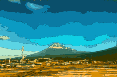 Majestic Fuji clipart