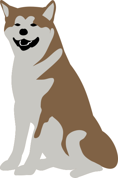 Malamute clipart