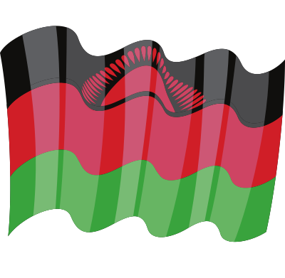 Malawi Waving Flag clipart