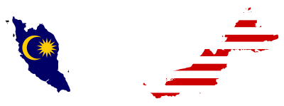 Malaysia Map Flag clipart