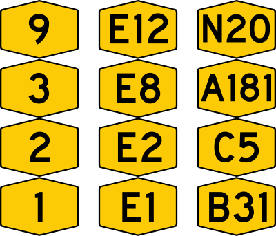Malaysian Highway Shields clipart