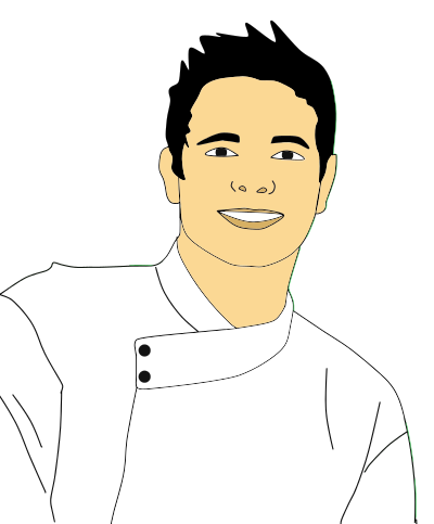 Male Chef Portrait clipart