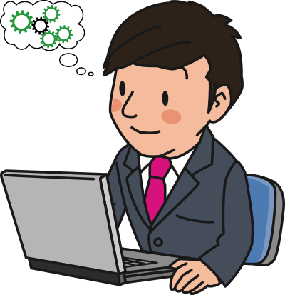 Male Computer Technician clipart
