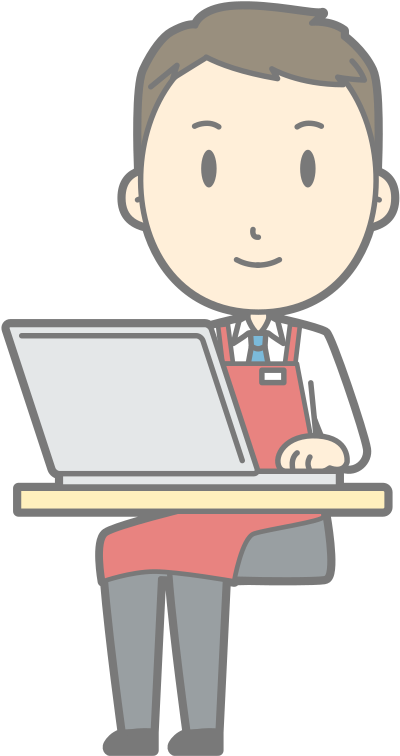 Male Computer User (#10) clipart