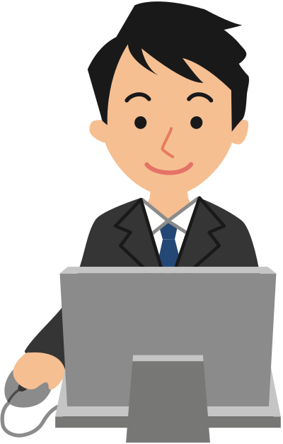 Male Computer User (#2) clipart