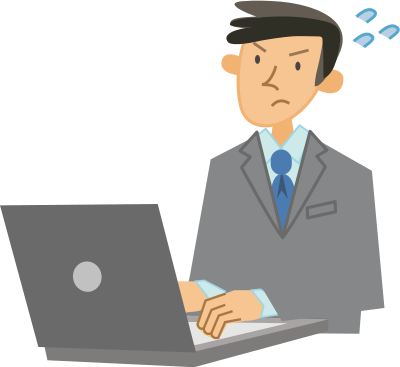 Male Computer User (#5) clipart