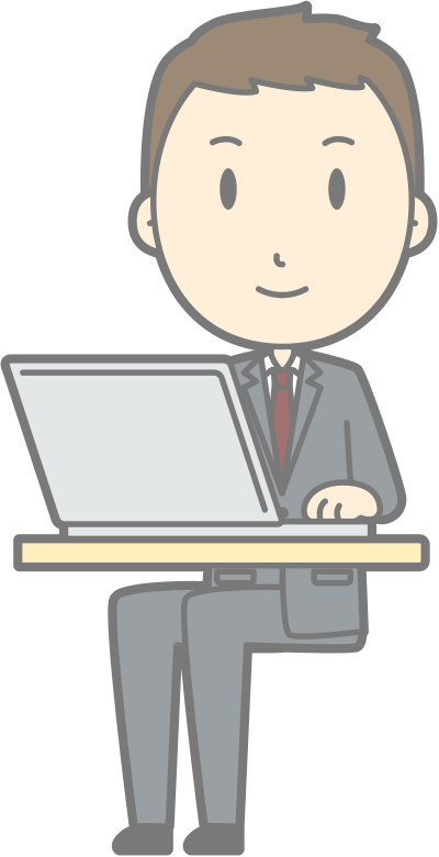 Male Computer User (#6) clipart