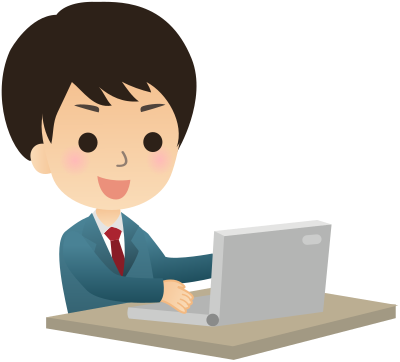 Male Computer User (#9) clipart