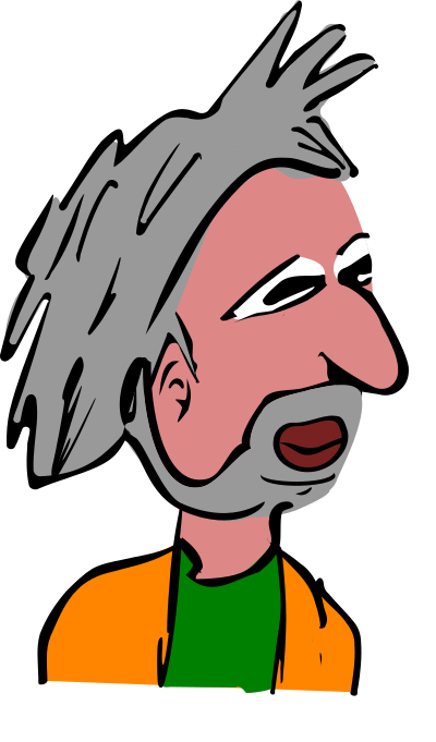 Male face clipart