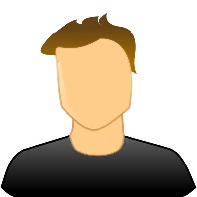 Male user clipart