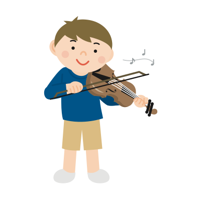 Male Violinist (#1) clipart