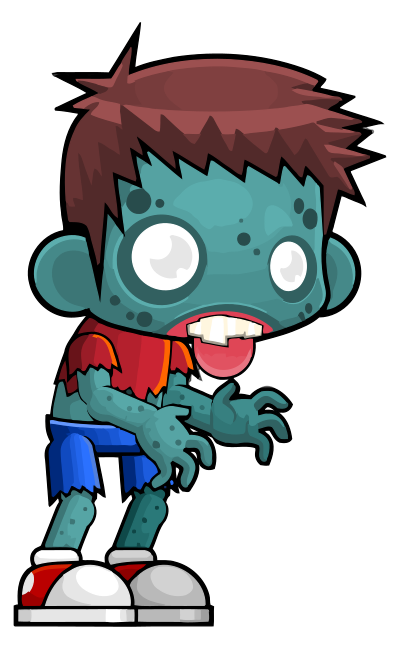 Male Zombie clipart
