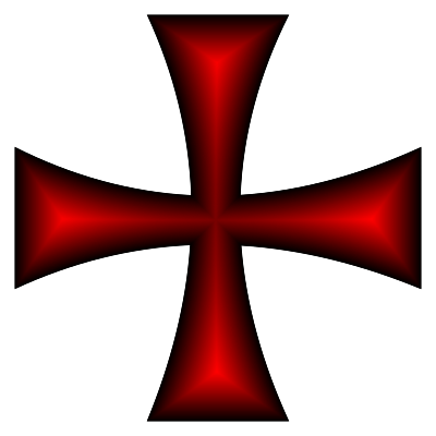 Maltese Cross Red clipart