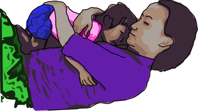 Mama and Child clipart