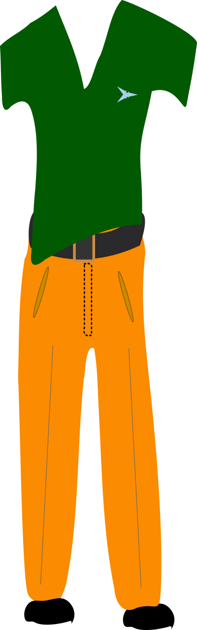 Man clothes clipart