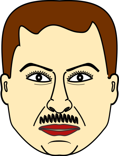 Man face clipart