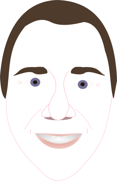 Man face clipart