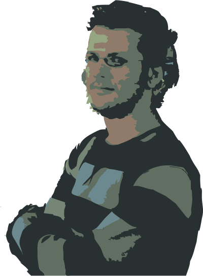 Man Facing Us clipart