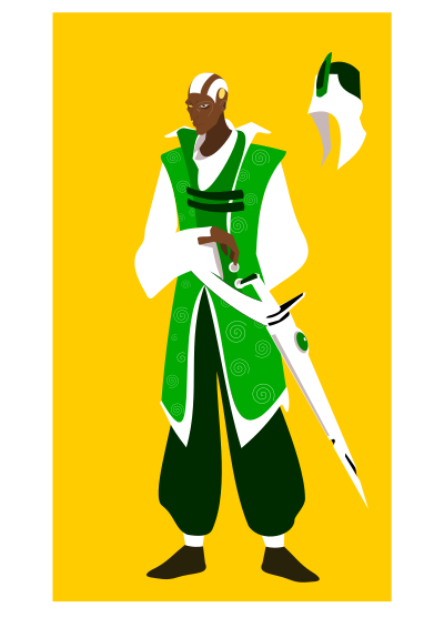 Man from water trade guild clipart