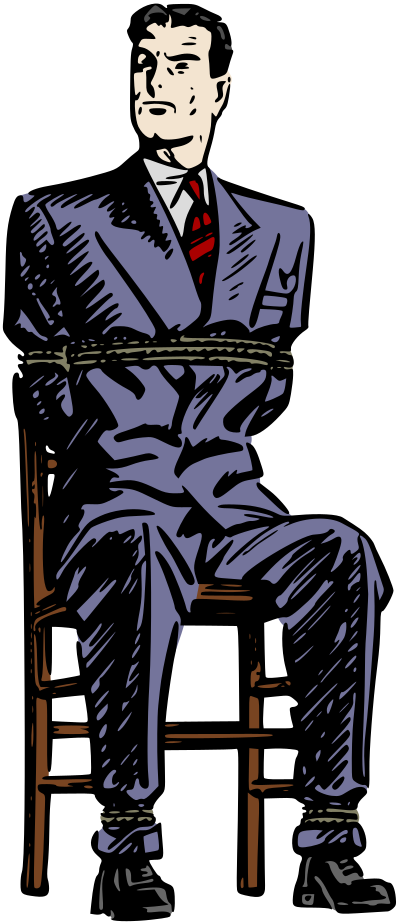 Man Held for Ransom - Colour Remix clipart