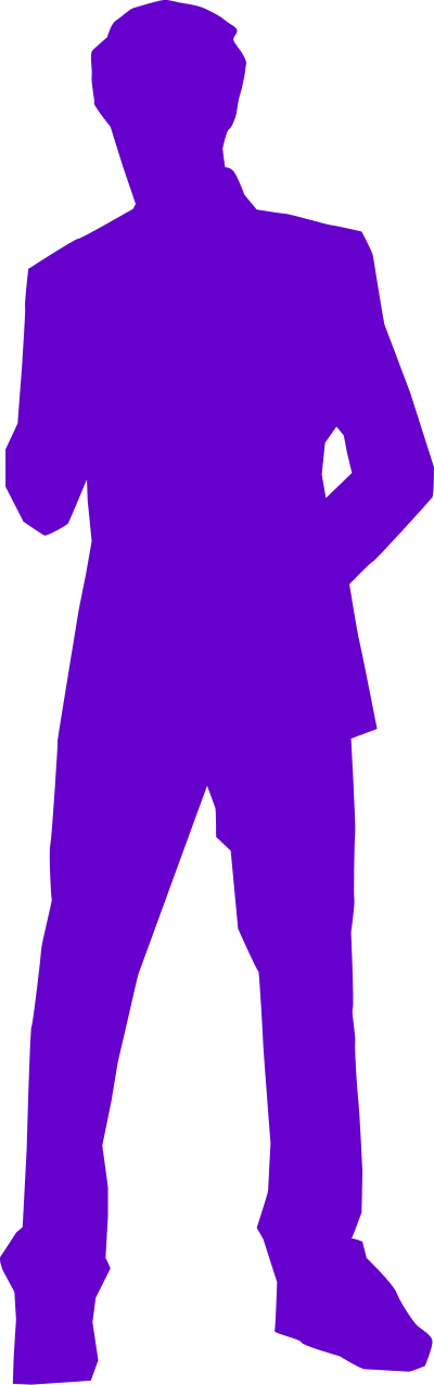 Man in a suit clipart