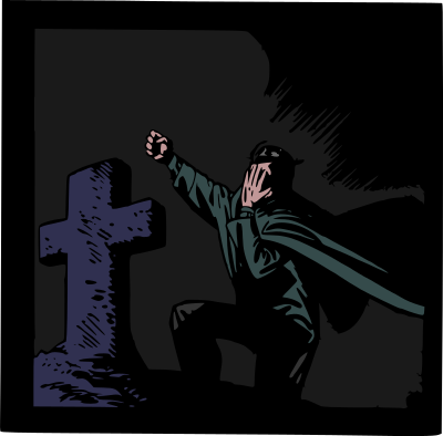 Man in despair clipart