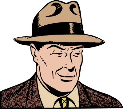 Man in hat clipart