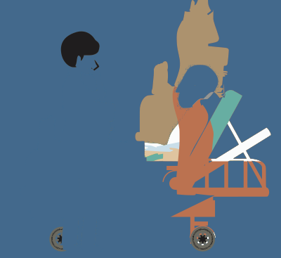 Man in Hospital clipart